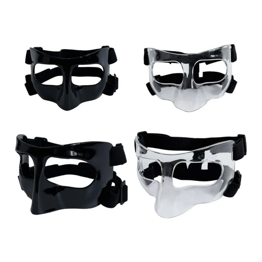 Basketball Mask, Basketball Nose Guard Adjustable Face Protection Face Shield for Broken Nose for Soccer, Athletic Workout